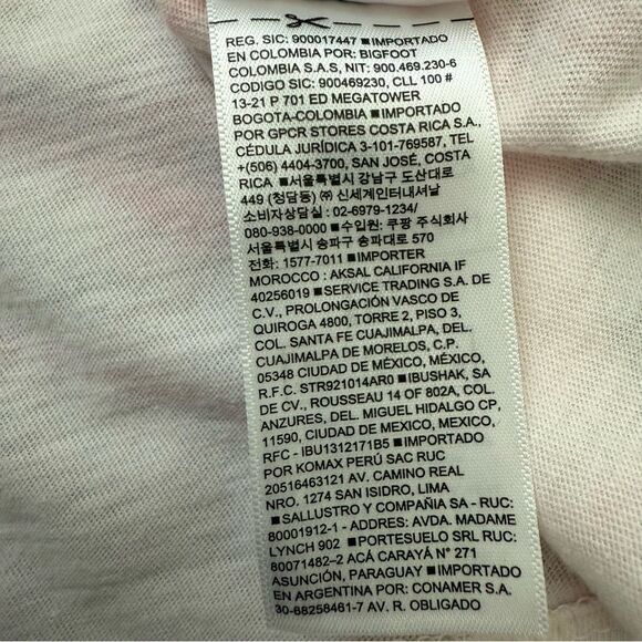 Gap XL Tall Pink Tie-Dye V-Neck T-Shirt Organic Cotton Hand-Dyed Women’s Tee - Picture 10 of 11